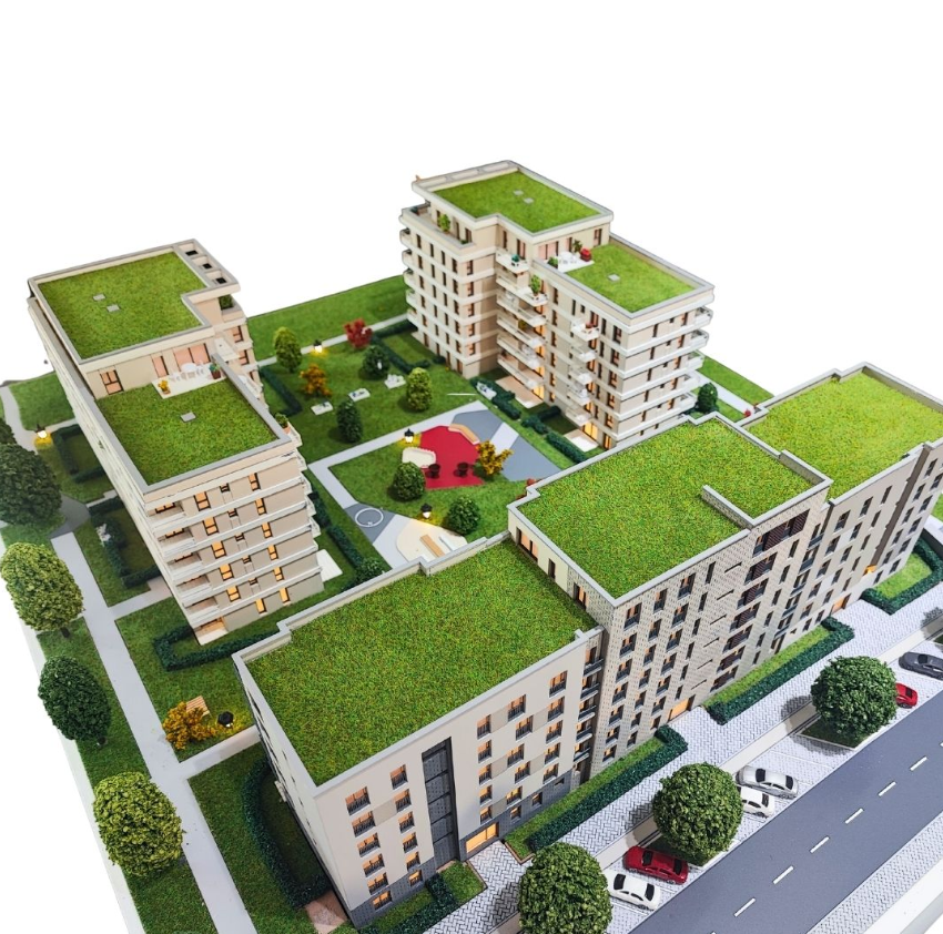 Instone - Detailed Architectural Model for a New Project in Frankfurt