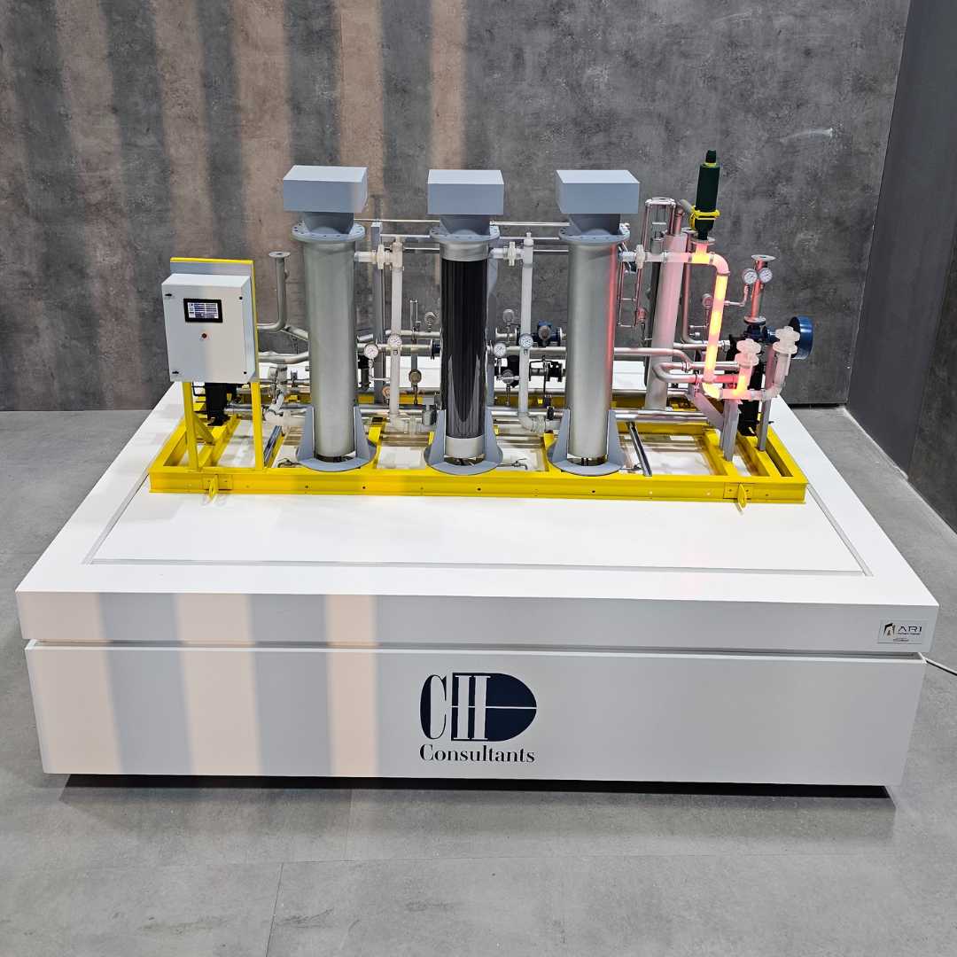 1:16 ölçekli LED animasyonlu solüsyon ısıtıcı modeli