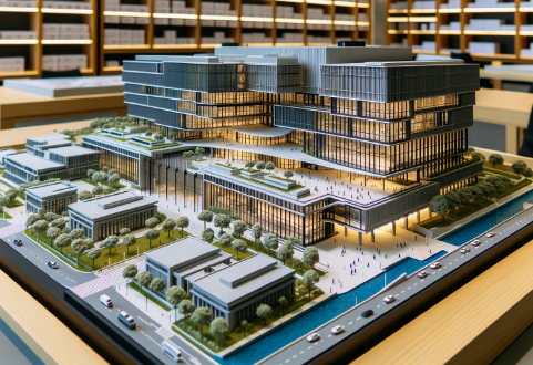  Kırşehir'de Ari Mimari Model Yapımı tarafından yapılmış detaylı bir mimari model.