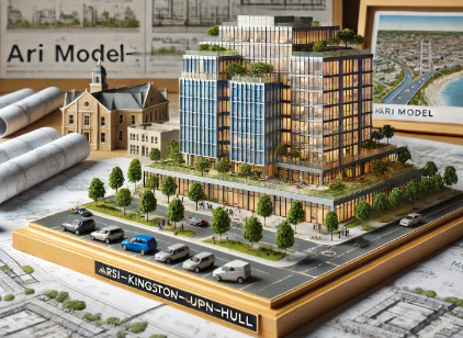Ari Mimari Model Yapımı tarafından Bursa'da yapılan ayrıntılı bir mimari model.