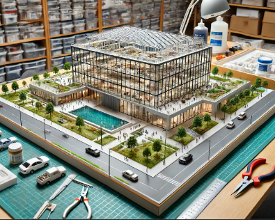 Ari Mimari Model Yapımı tarafından Çorum'da yapılan detaylı bir mimari model.