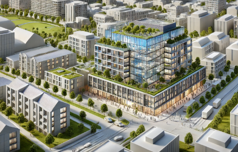 Hatay'da Ari Mimari Model Yapımı tarafından gerçekleştirilen detaylı bir mimari model.
