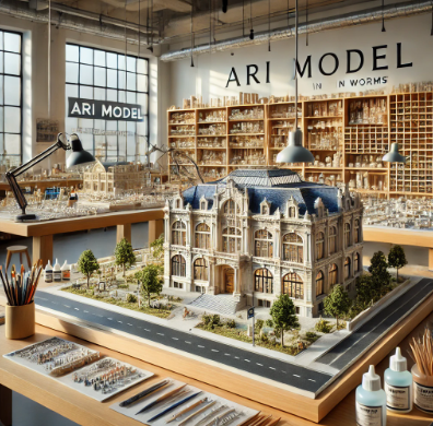 Ari Mimari Model Yapımı tarafından yapılmış detaylı mimari model, Worms.