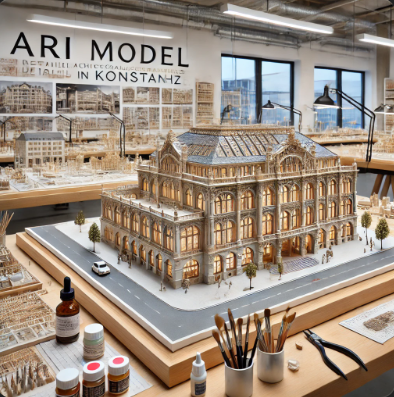 Ari Mimari Model Yapımı tarafından Konstanz'da üretilen detaylı bir model.