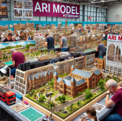 Gümüşhane Model Yapımı Fuarı'nda Ari Mimari Model Yapımı'nın sergilediği detaylı modeller.