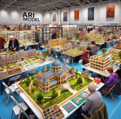  Ari Mimari Model Yapımı'nın Karabük Model Yapımı Fuarı'ndaki etkileyici modelleri.