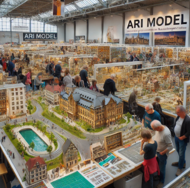 Ari Mimari Model Yapımı'nın Şanlıurfa Model Yapımı Fuarı'nda sergilenen modelleri.