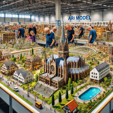 Tunceli Model Yapımı Fuarı'nda sergilenen Ari Mimari Model Yapımı'nın eşsiz maket modelleri.