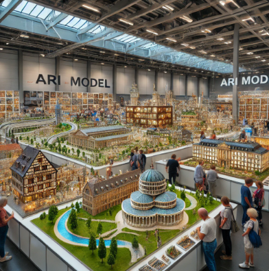 Ari Mimari Model Yapımı tarafından sergilenen detaylı modeller Düren Model Yapımı Fuarı'nda büyük ilgi gördü.