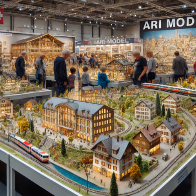 Villingen Schwenningen Model Yapımı Fuarı'nda sergilenen Ari Mimari Model Yapımı'na ait bir model.