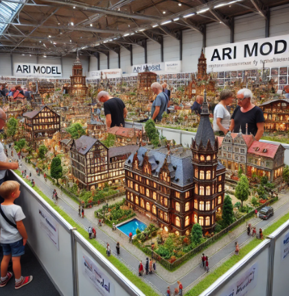 Lüneburg Model Yapımı Fuarı'nda Ari Mimari Model Yapımı'nın etkileyici maketlerinden bir örnek.