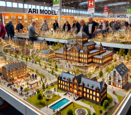 Ari Mimari Model Yapımı tarafından Worms Model Yapımı Fuarı'nda sergilenen detaylı maketler.